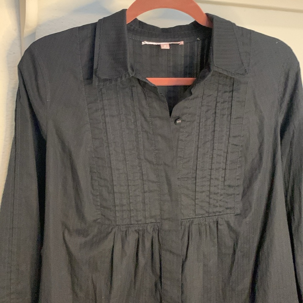 Rebecca Taylor Long Sleeve Shirt Dress Size 8 - Picture 2 of 8